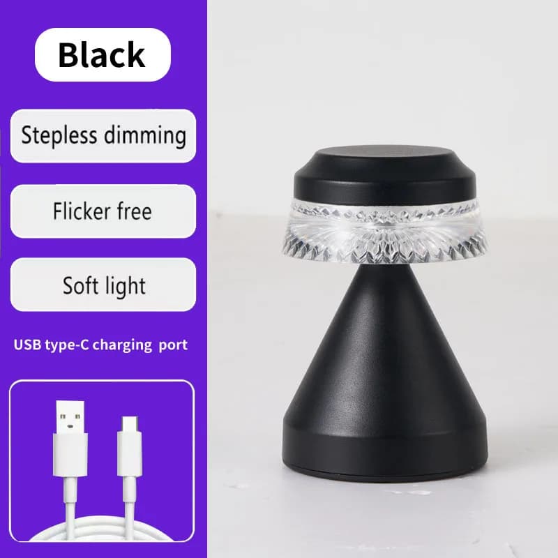 Lampe de chevet en tissu pour chambre à coucher, veilleuse d'ambiance domestique, lampe de bureau LE