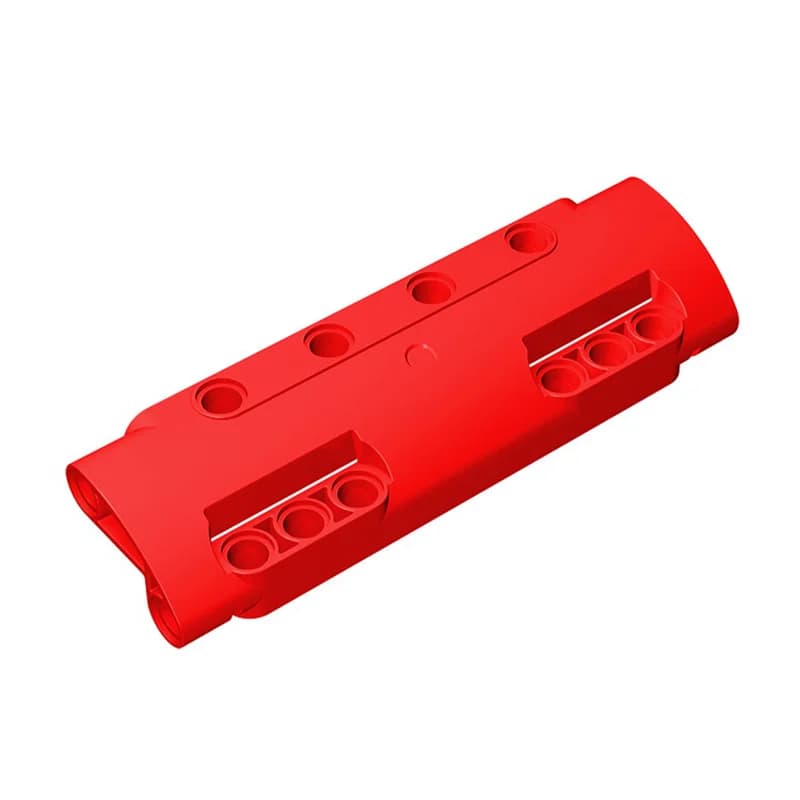 Gobricks-décennie s de construction à trous pour enfants, panneau incurvé technique, pièces d'assemb