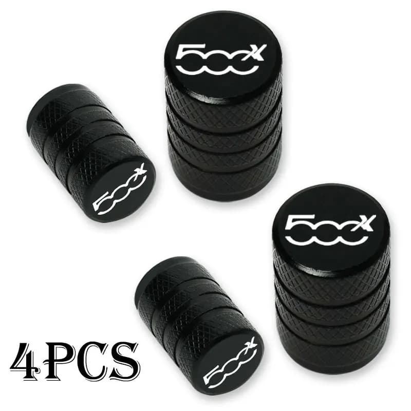 Bouchons de Valve de pneu de roue de voiture, couvercle de tige de pneu, étanche, pour Fiat 500x 500