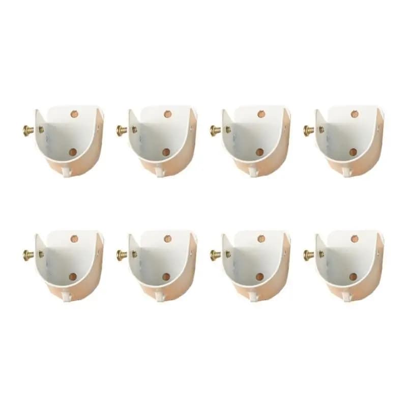 R9UF – tringles à rideaux pratiques, 8 pièces, faciles à installer, avec look élégant, accessoire po