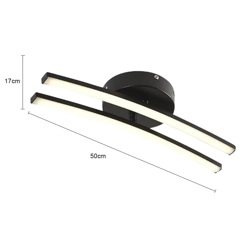 Plafonnier LED au Design Nordique Moderne, Éclairage d'Nik, Luminaire Décoratif de Plafond, Idéal po