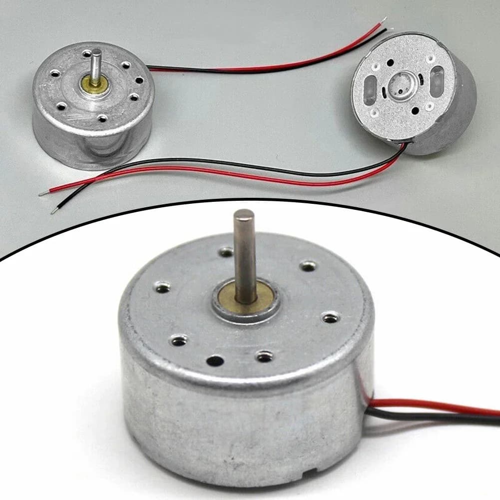 RF-300CA RC-300 DC 3V 5V 6V 10300 tr/min Mini moteur électrique rond de 24mm moteur d'énergie solair