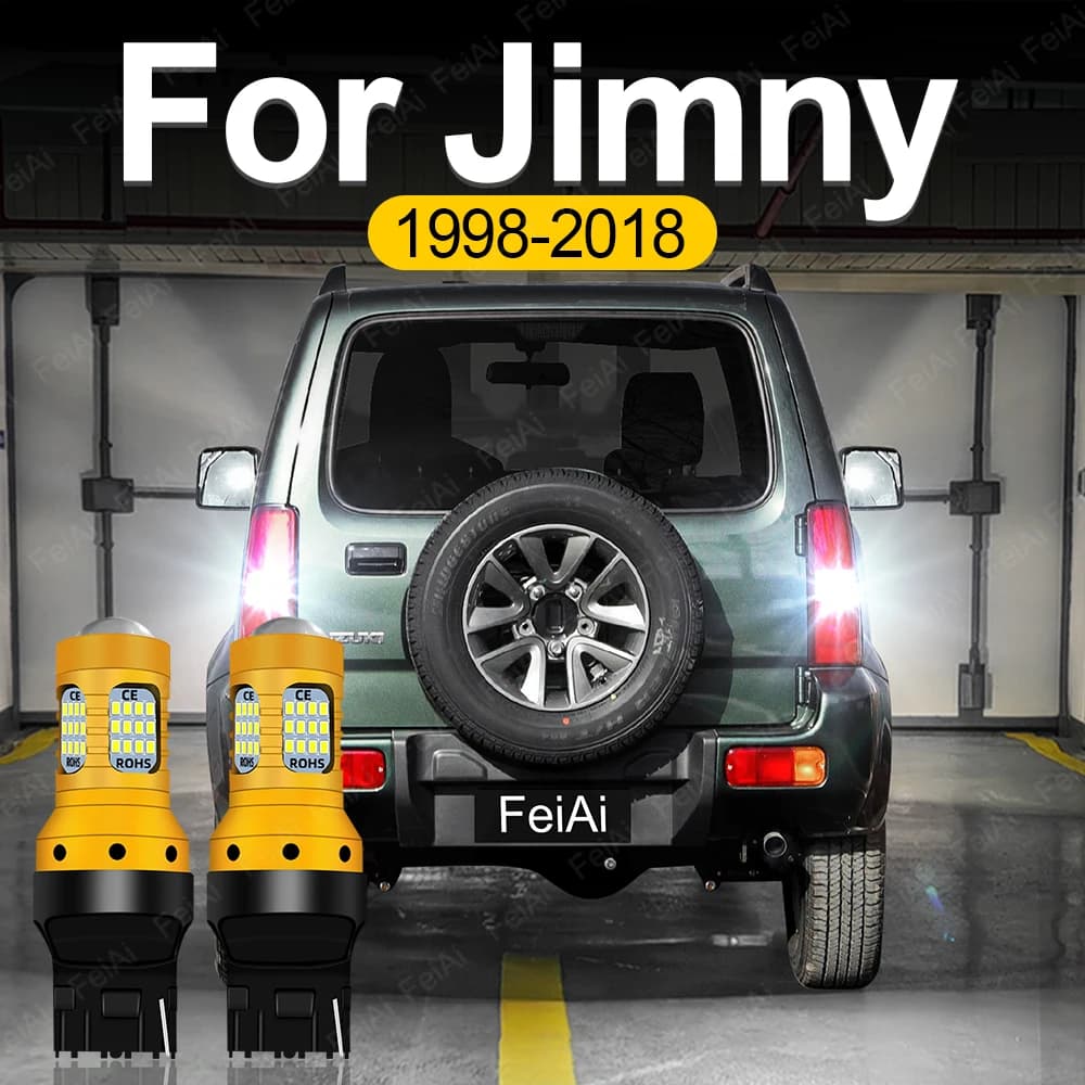 Feux de recul LED pour Suzuki Jimny SN, accessoires, feu de recul 1998-2018 2017 2016 2015 2014 2013