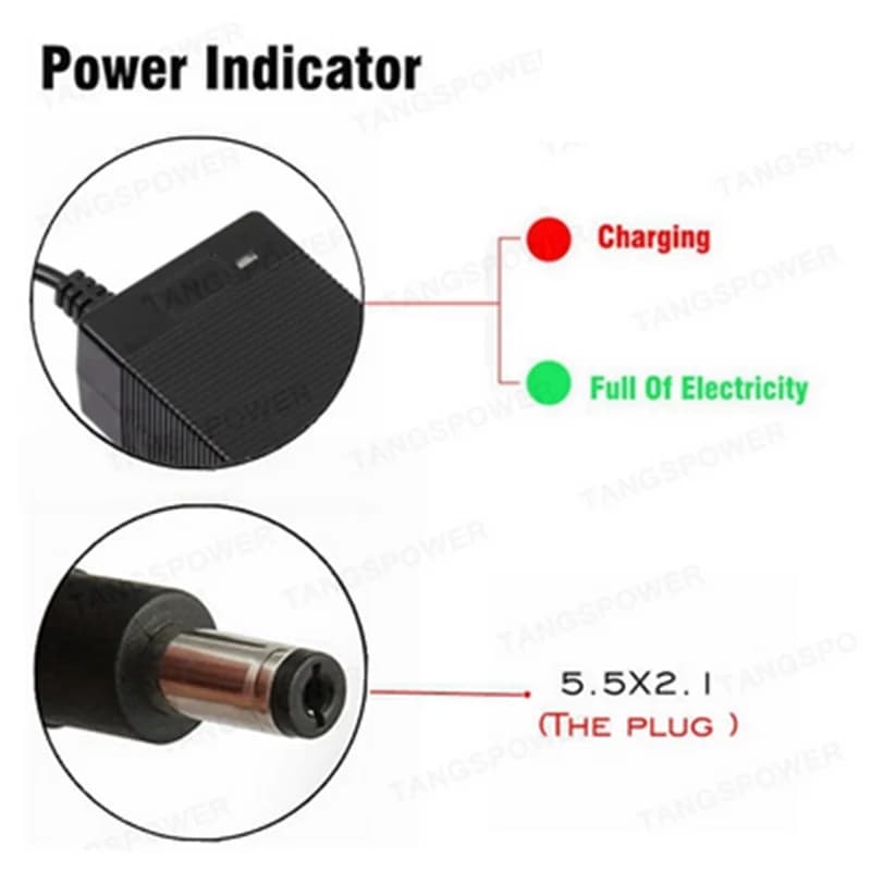 Chargeur de batterie au Lithium 50.4V 1A 12S pour batterie Li-ion, charge rapide, chargeur de vélo é