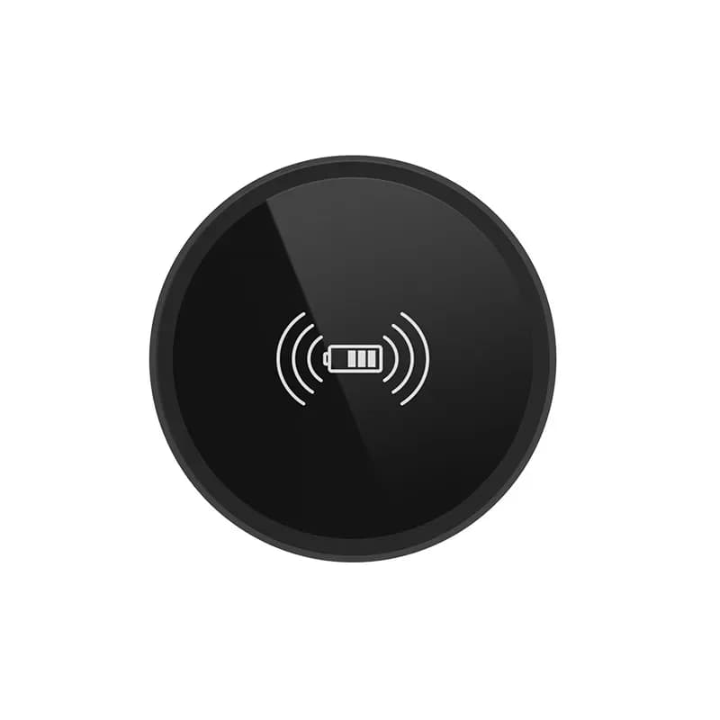 Chargeur intégré de bureau sans fil rapide, iPhone 16, 15, 14, 13, 12, Samsung S24, S23, Huawei, tél
