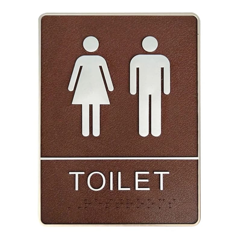Panneau de salle de bain, panneaux d'entrée de toilettes, autocollant mural auto-adhésif pour bricol
