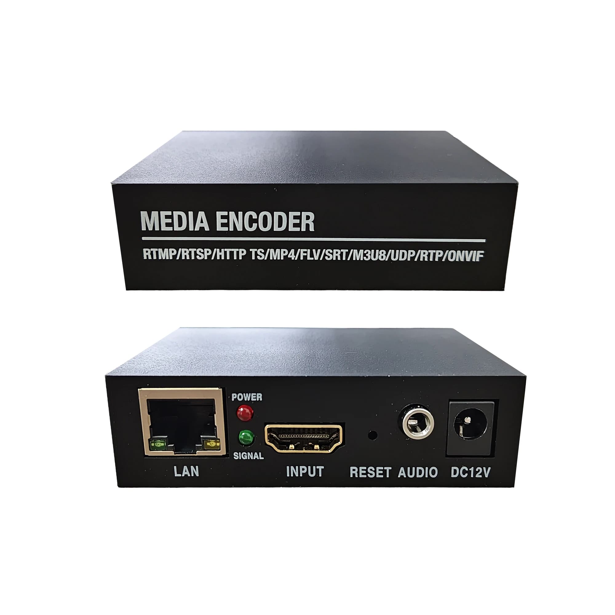 Encodeurs vidéo HD, streaming SRT, RTSP et RTMP, adaptés aux systèmes de surveillance informatiques 