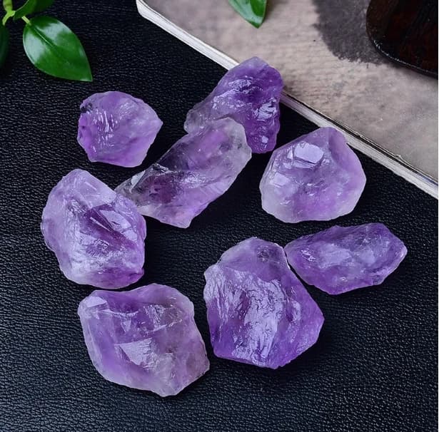 Améthyste naturelle pierre brute énergie guérison Chakra Reiki aromathérapie cristal décor à la mais