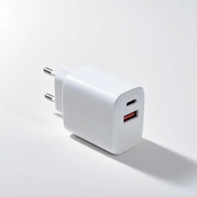 Chargeur USB-C 20W, adaptateur secteur compatible avec iPhone 17 16 15 14 13 12 11 Pro Max SE XR 8 7