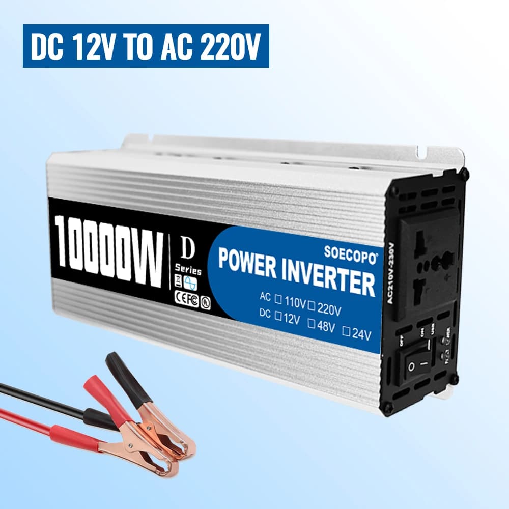 Kit complet d'énergie solaire 10000W, onduleur 12V à 220V, contrôleur 100a, système de panneaux 300W