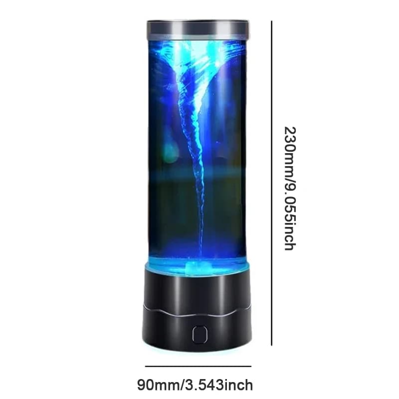 LED Tornado veilleuse USB multicolore changeante atmosphère lampe créative décor à la maison lampe e