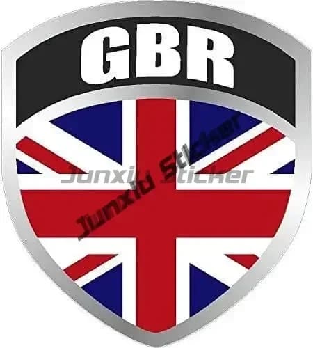 Sussex Essex County Londres Angleterre Drapeau Autocollants Grande-Bretagne Code de Pays GB Autocoll