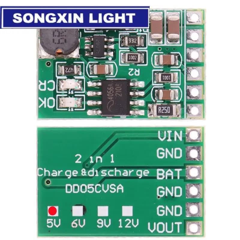 Chargeur 3.7V 4.2V 5V 6V 9V 12V, carte de décharge, convertisseur DC, Module Boost, chargeur d'énerg