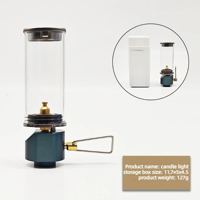 Lampe à flamme au propane pour l'extérieur, lampe à bougie de rêve, lampe d'ambiance pour le camping