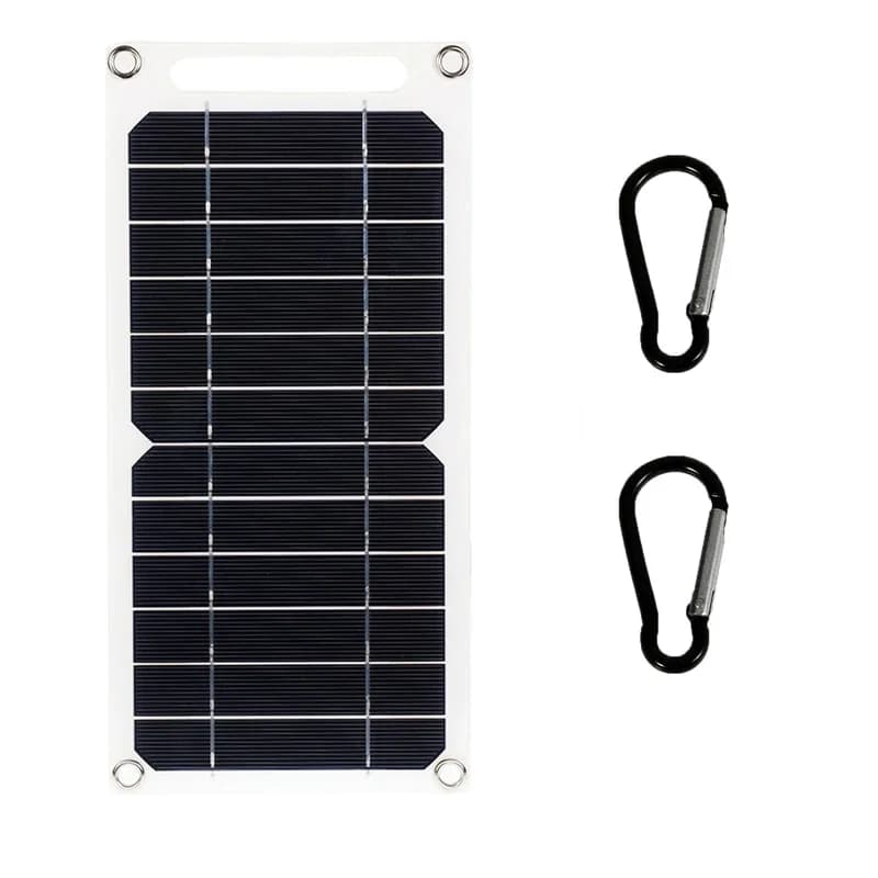 Panneau solaire 30W avec USB, étanche, pour randonnée et Camping en plein air, batterie Portable, ba