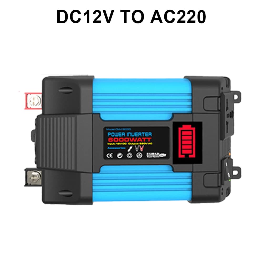 SOECOPO 6000W système solaire complet 2 × 800W panneaux Portable maison, Camping, voiture onduleur (