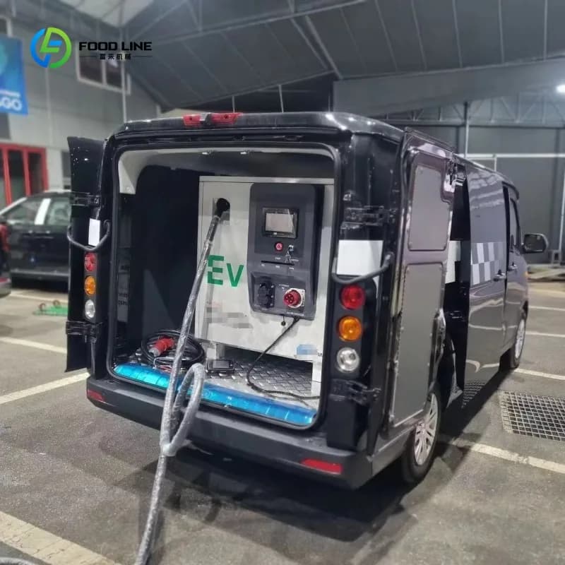 Station de recharge mobile pour véhicules électriques montée sur véhicule, personnalisée, 75 kWh, 60
