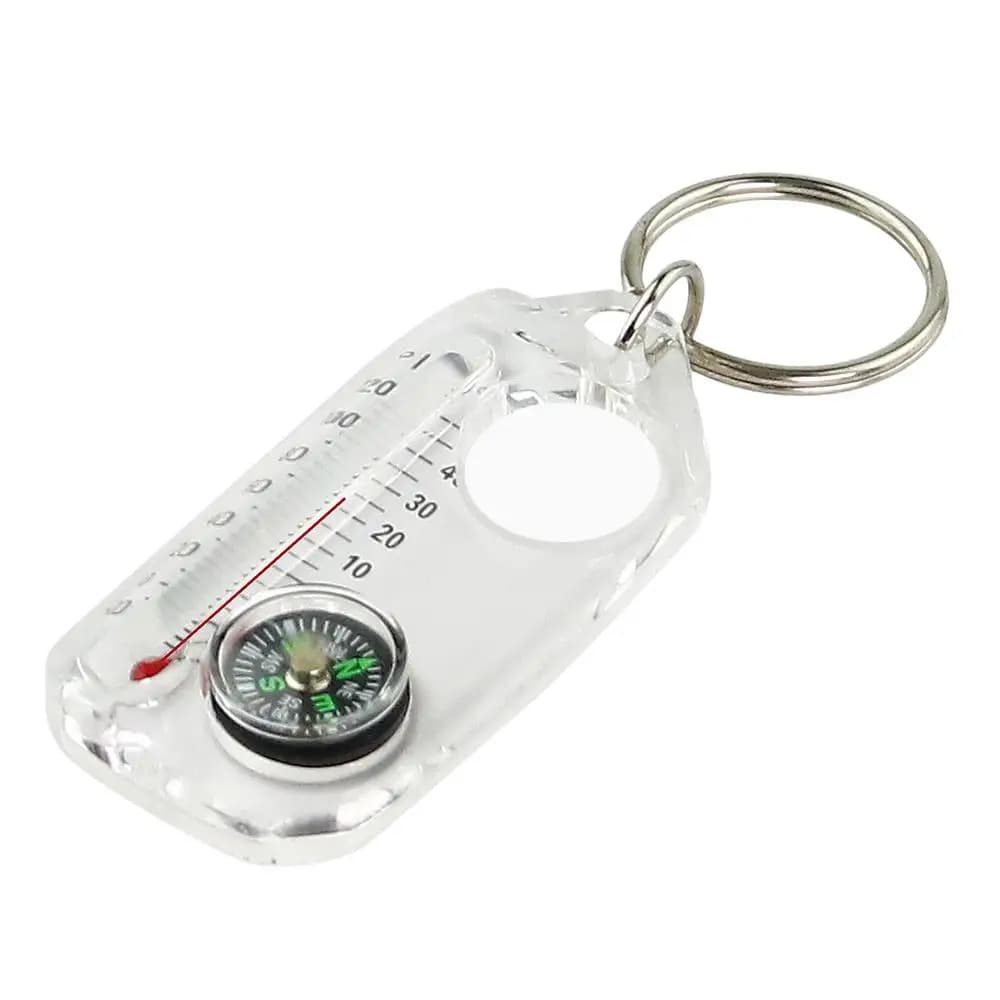 Boussole de randonnée porte-clés, accessoires de guidage directionnel extérieur, gadget boussole por