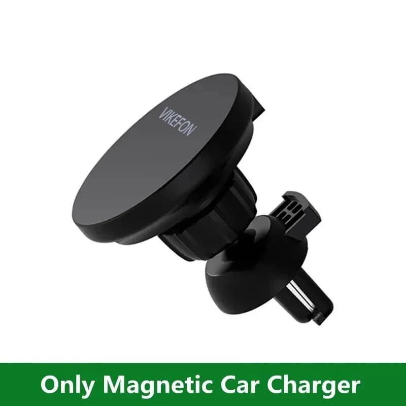 Support de téléphone magnétique sans fil pour voiture avec anneau pour iPhone 12 13 14 15 16 17 Pro 