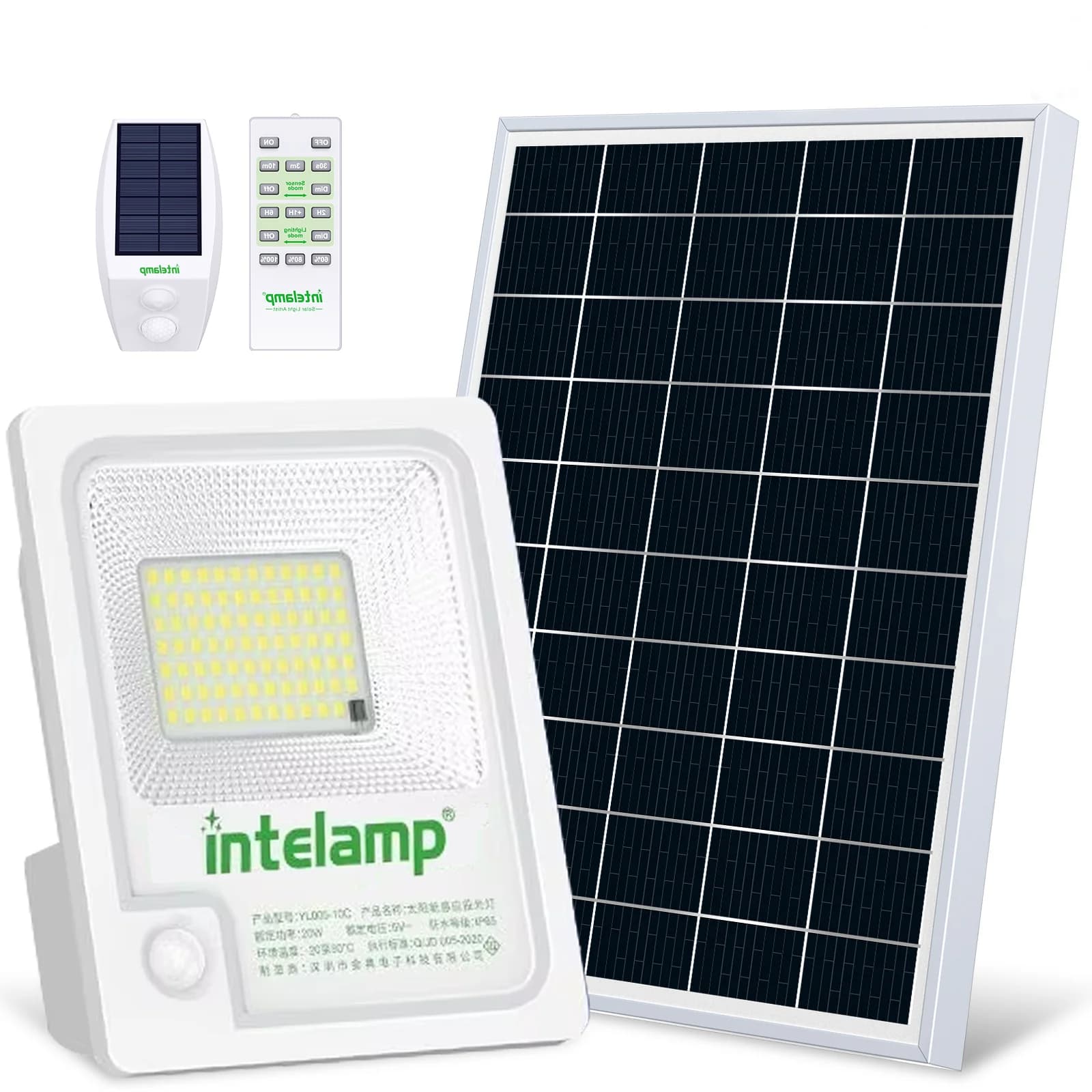 Lampe solaire puissante et longue durée de vie, 12000mah, panneau solaire super grand, étanche, pour