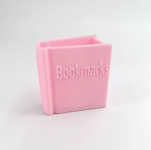 Organisateur de rangement pour marque-pages au design amusant, joli ornement de décoration de bureau