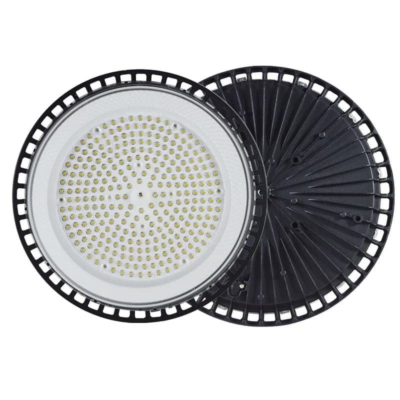Lumière industrielle LED haute baie lumière haute luminosité lampe d'entrepôt 100W 150W 200W avec su
