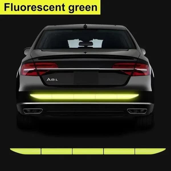 Ruban de sécurité anti-collision pour voiture, autocollant de coulée d'iode, coffre d'automobile, mo