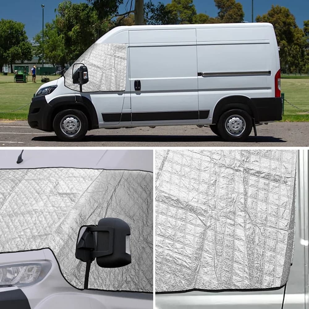 Couverture de pare-brise RV pour Fiat Ducato Peugeot Boxer citroën relais pare-soleil Durable et cou