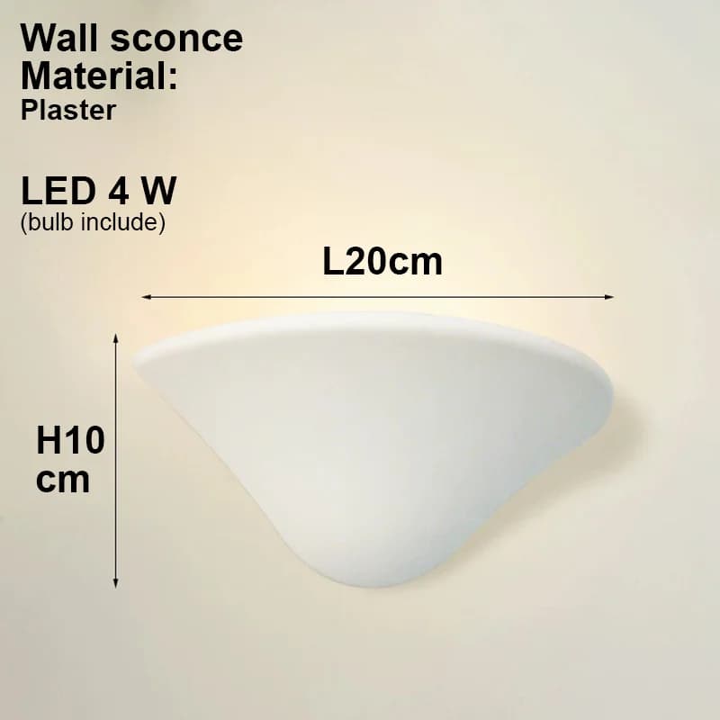 Collection de luminaires suspendus LED à intensité variable style Art Déco, abat-jour en plâtre, pou