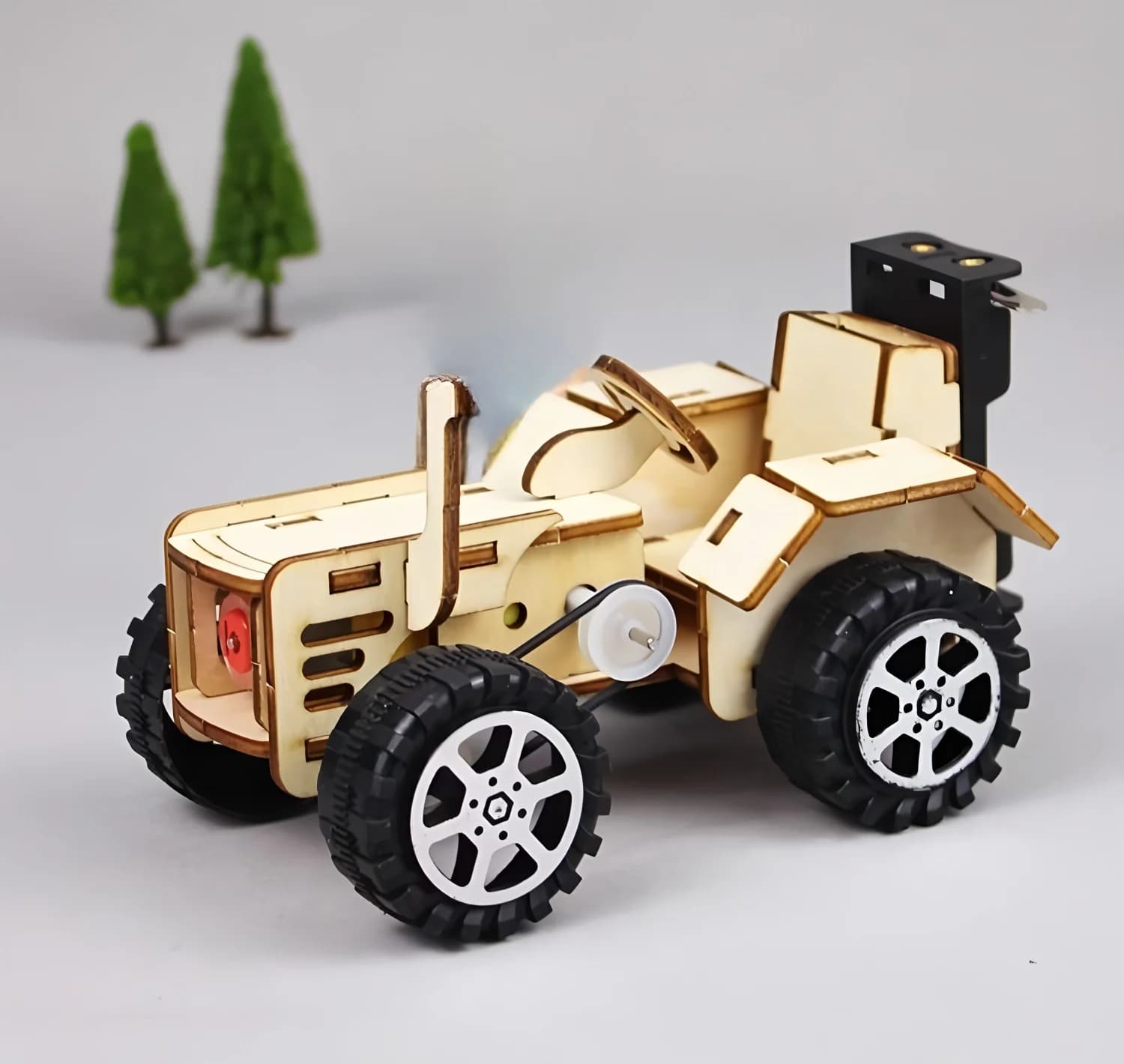 Modèles de tracteur, modèles d'assemblage artisanaux pour enfants, puzzles en bois 3d, jouets éducat