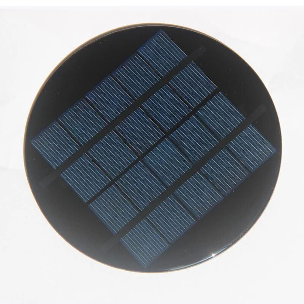 Panneaux solaires ronds en silicium polycristallin, légers, efficaces, de haute qualité, 120mm, 1.1 