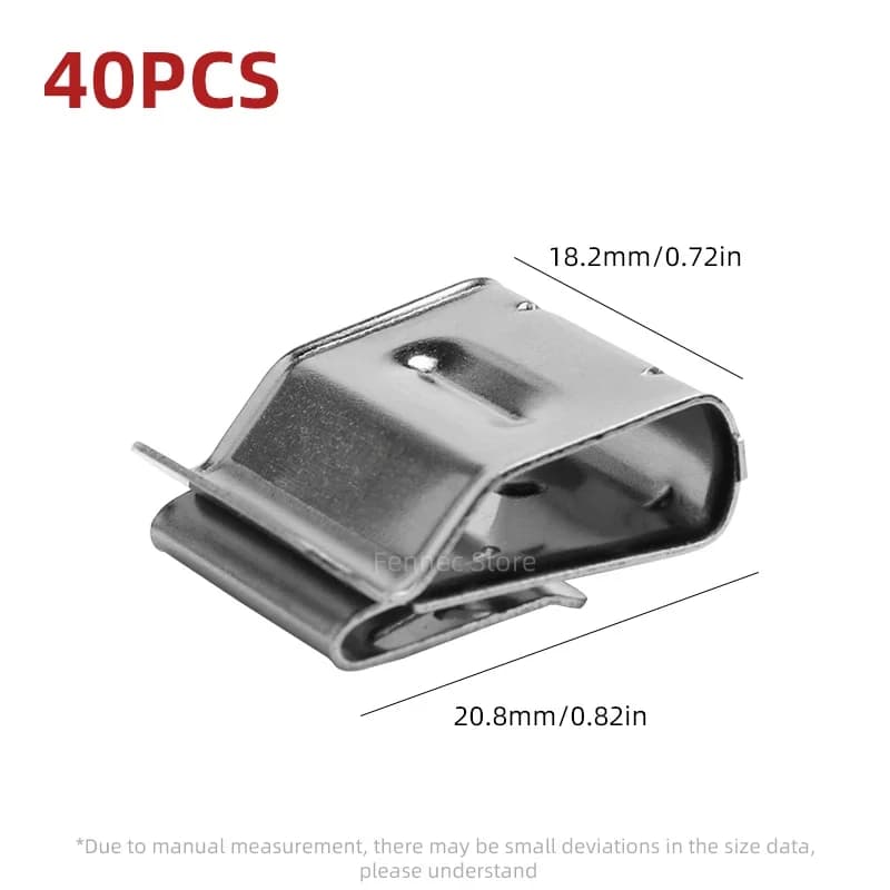 Clips de câble de panneau solaire, pinces de fixation de fil PV en acier inoxydable, 40/50/70/100 pi