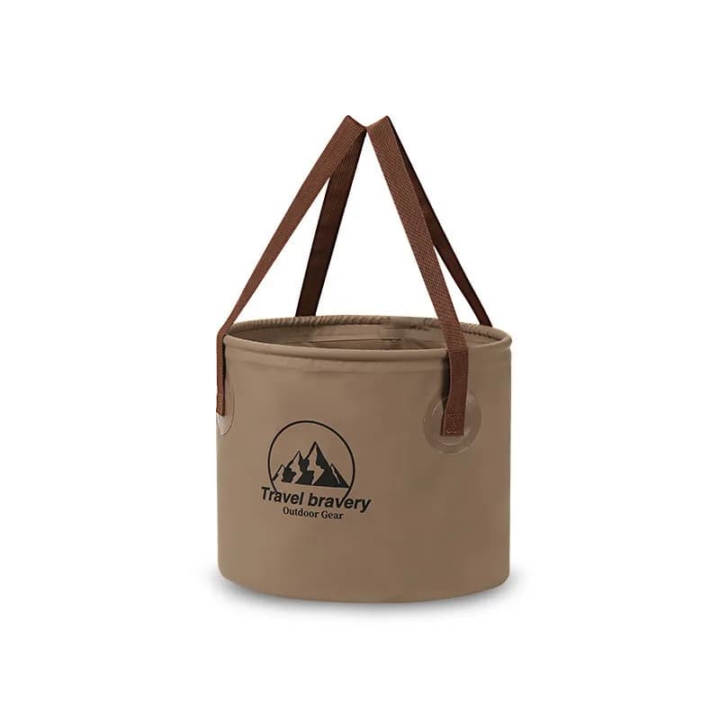 Seau pliant multifonctionnel 5L/10L/20L, bassin pliable Portable de voyage, Camping randonnée pêche,