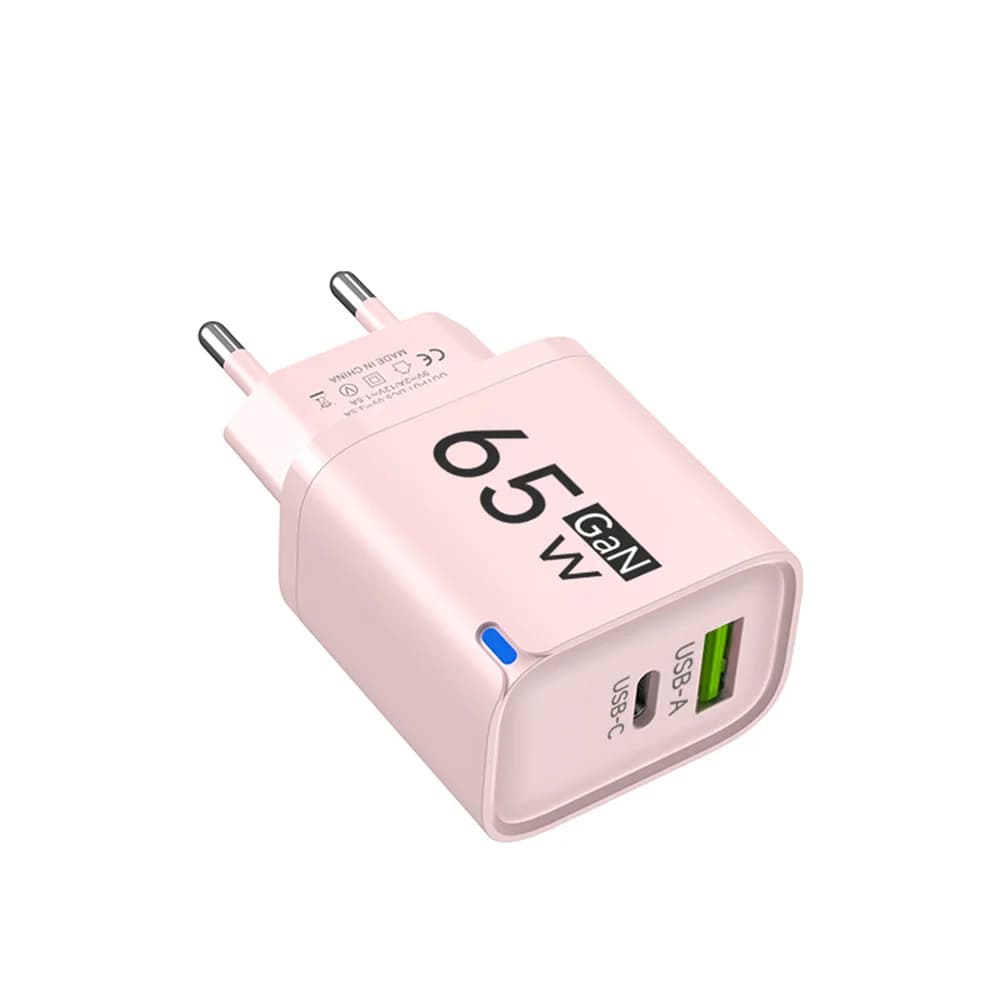 Chargeur USB 65W à charge rapide, Type C, adaptateur mural pour téléphone portable, pour iPhone Hono
