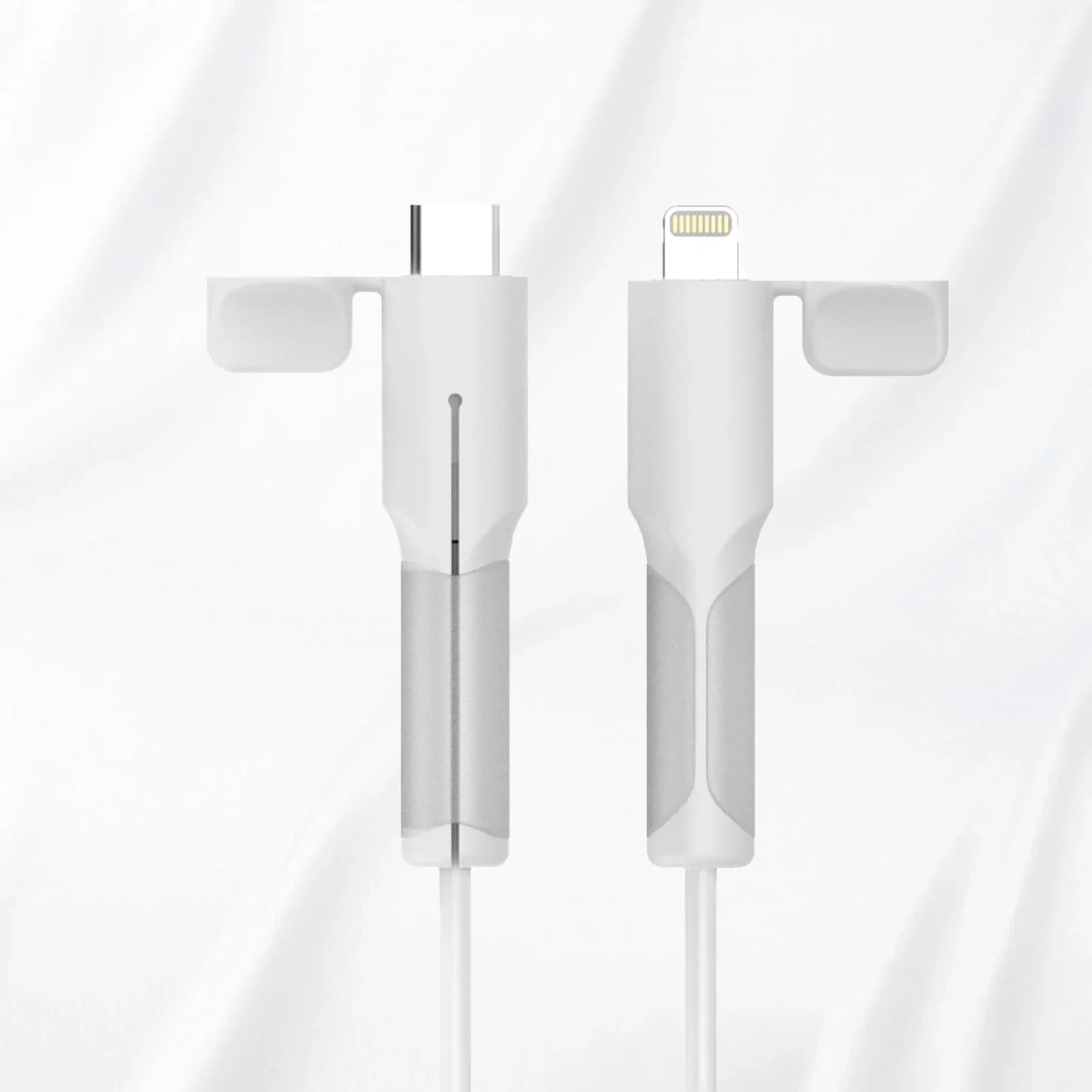 Protecteur de câble de chargeur, protecteur de cordon de chargeur en silicone de type C vers type-c/
