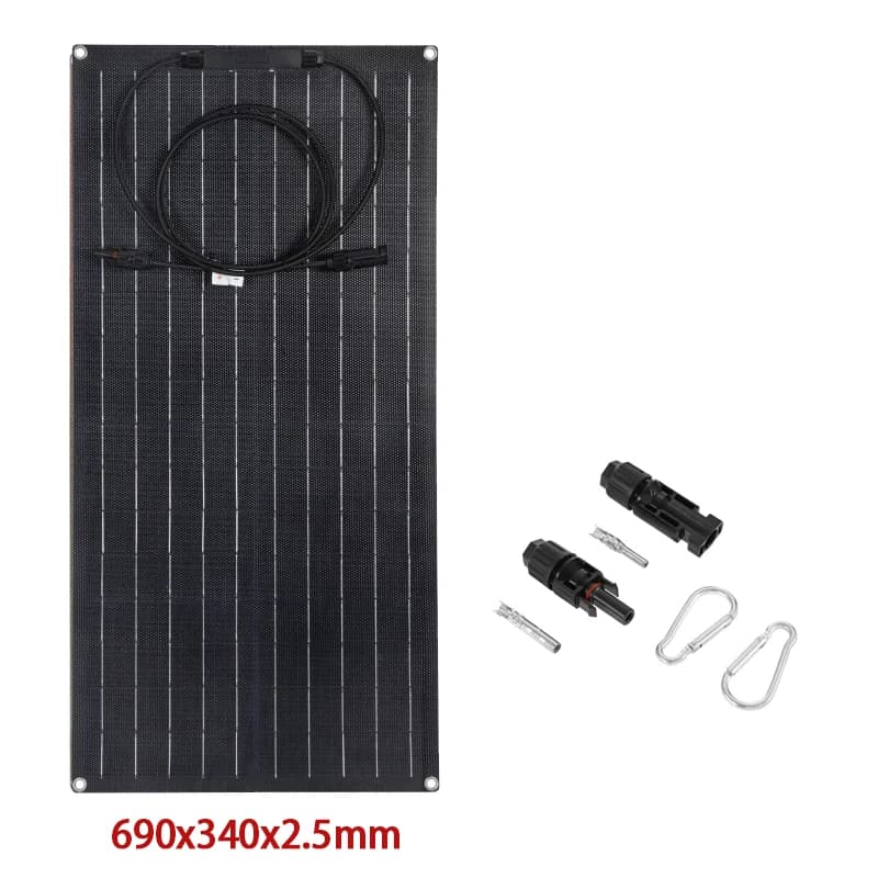 Panneau Solaire ETFE Flexible MonocBN, Chargeur d'Massage, Cellule Solaire pour Camping, Yacht, Voit