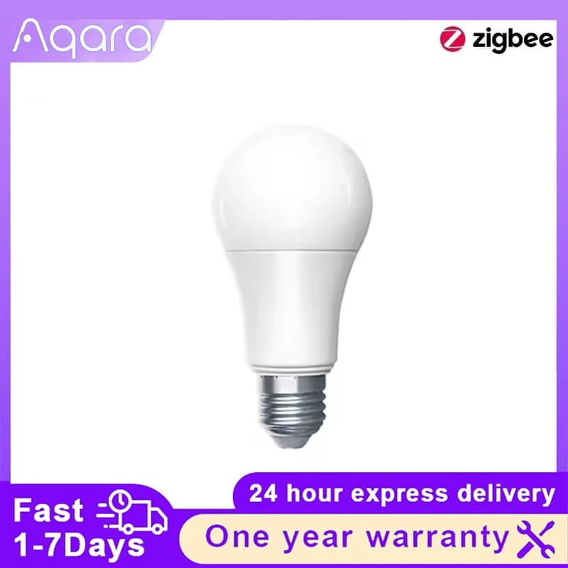 Aqara 2700K-6500K 220-240V Ampoule LED intelligente T1 Zigbee E27 Lampe à télécommande pour Xiaomi M