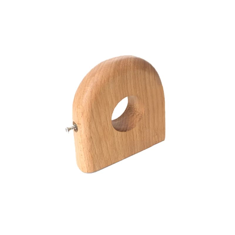 Poteau Romain Japonais en Bois Massif de Hêtre, Brochure Noire, Rideau en Bois, Nouvelle Piste, Supp