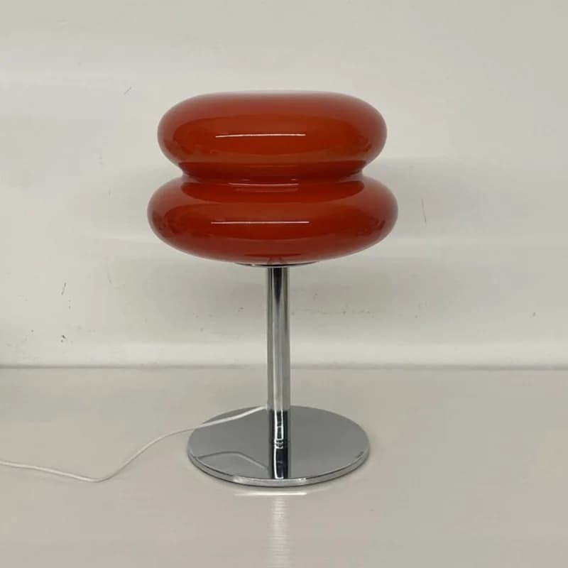 Lampe de Table en verre Macaron, variateur trichromatique, lampes d'ambiance pour salon, Protection 