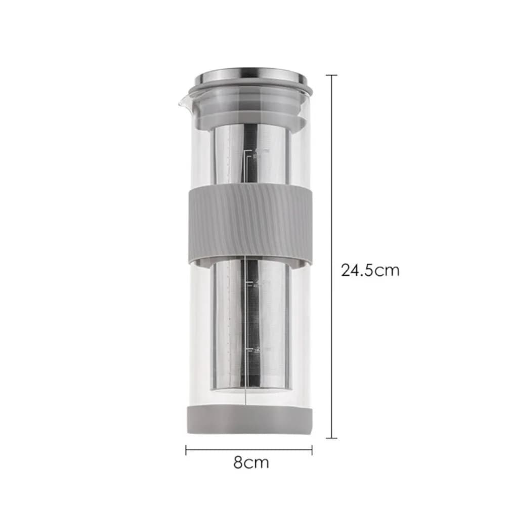 Verre de brassage à froid, cafetière et théière, filtre en maille de brassage en acier inoxydable, p