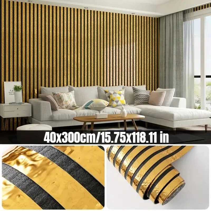 Panneau mural miroir 3D auto-adhésif, autocollant de grille murale de fond étanche adapté à la décor