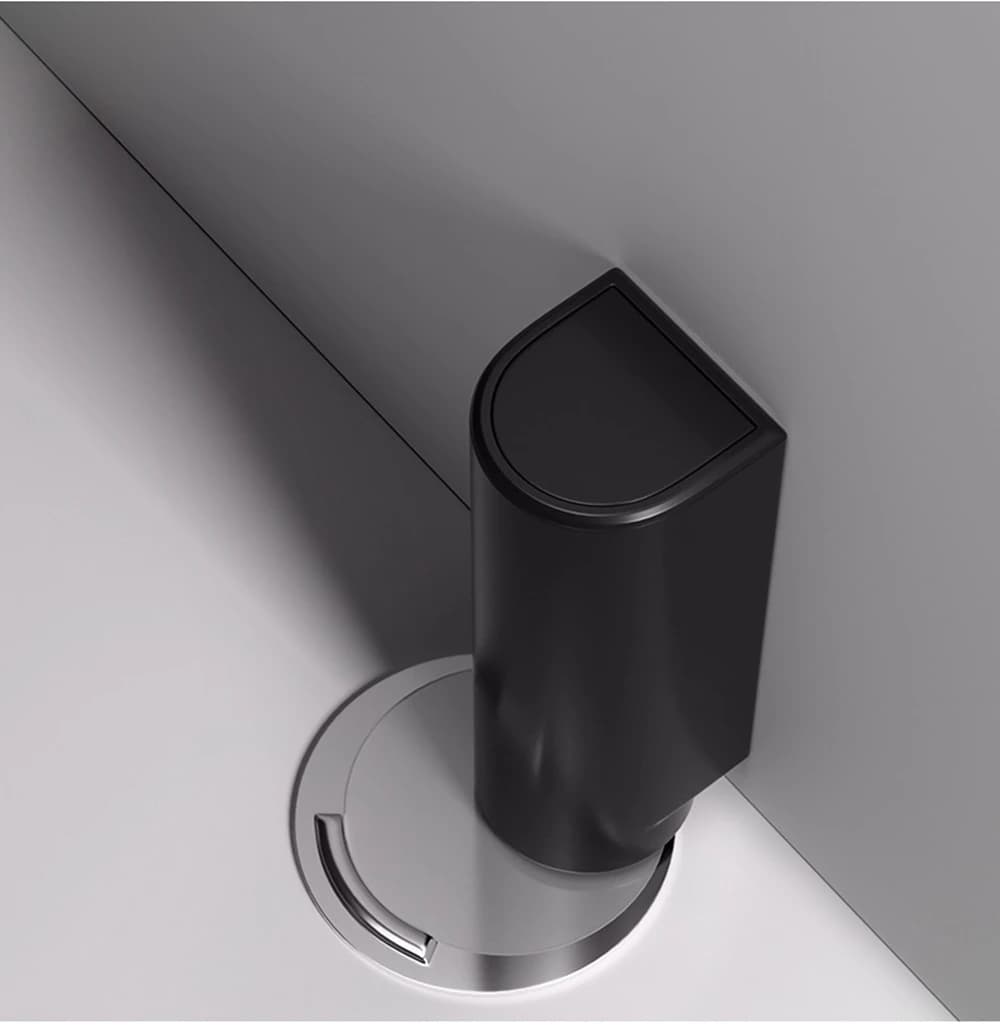 Butoir de porte magnétique en acier inoxydable, auto-adhésif, coupe-vent, Base d'entretien d'aspirat