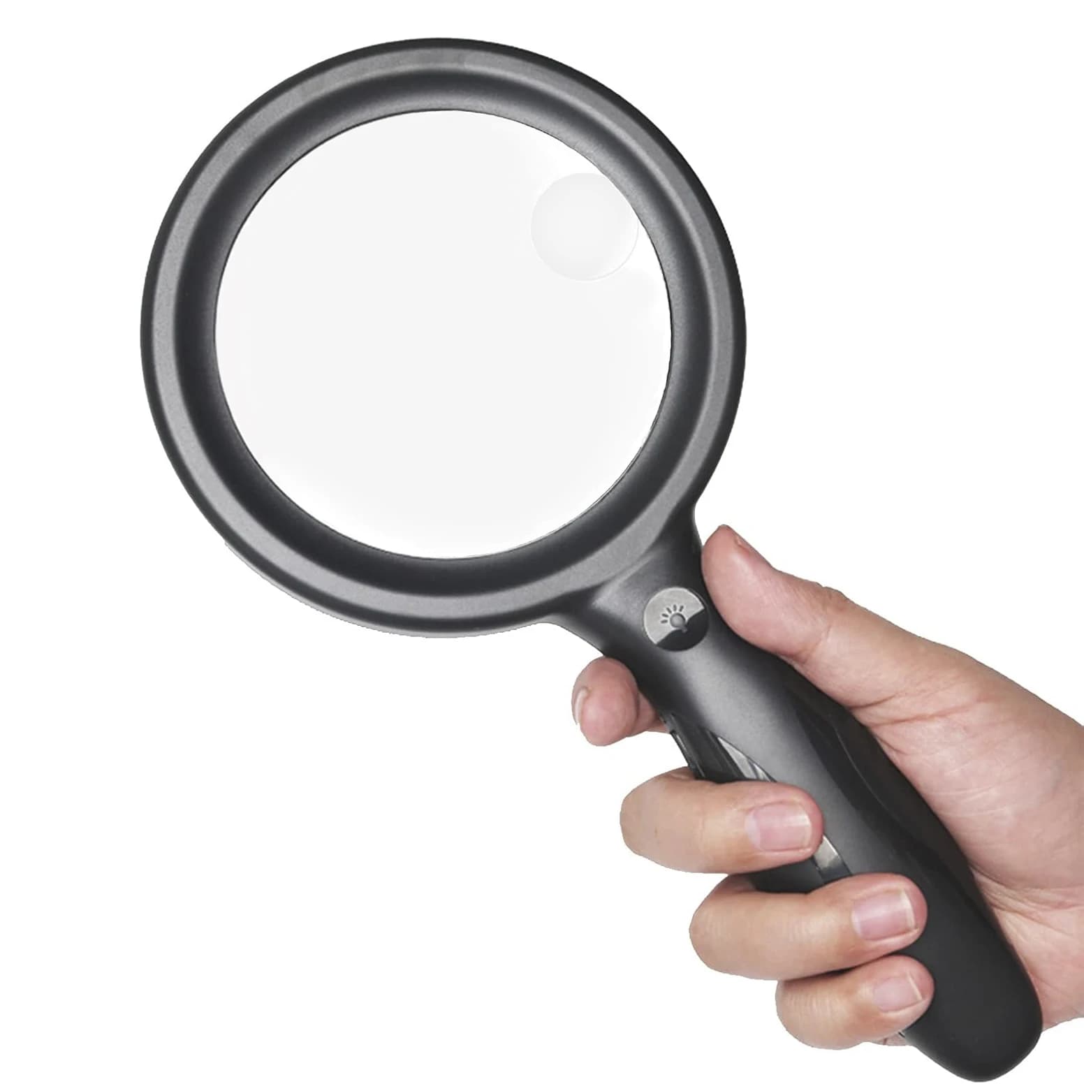 Loupe d'aide à la vision éclairée aste, grande loupe avec lumière, 60X, 30X, aide à la lecture pour 