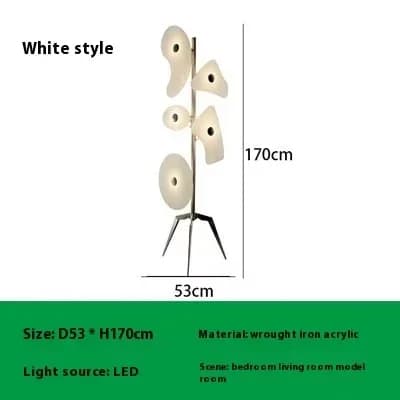 Lampadaire scandinave créatif led couleur lumière acrylique lampe orbitale design kawaii lampe salon