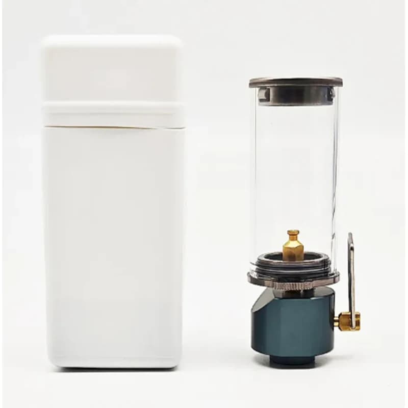 Lampe de camping au gaz portable pour l'extérieur, lanterne à bougie au gaz pour tente, idéale pour 