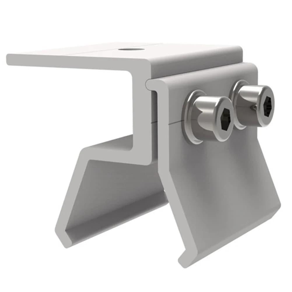 Pince à joint debout pour panneau solaire, support de montage technique, support de rack, alimentati