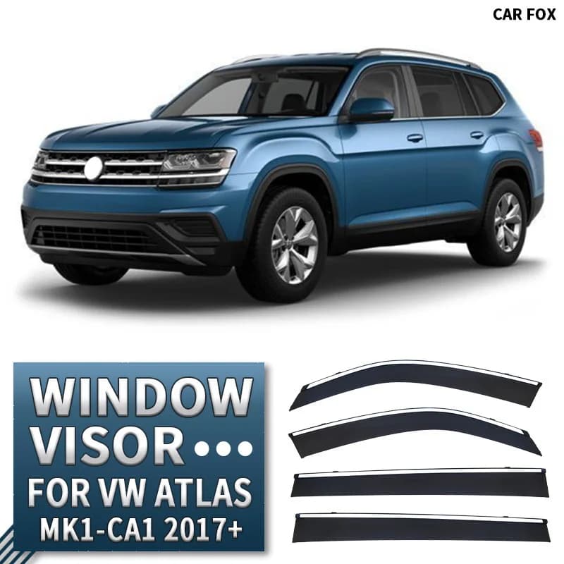 Pare-soleil de fenêtre de voiture, pour Volkswagen VW Atlas Cross Sport 2017 +, abri, pare-brise, fe
