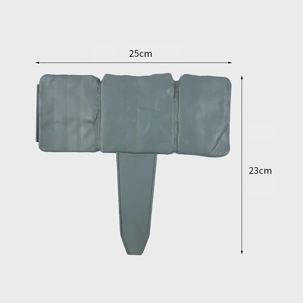 Barrière de bordure en plastique pour jardin, panneaux de clôture en pierre, parterre de fleurs, pel