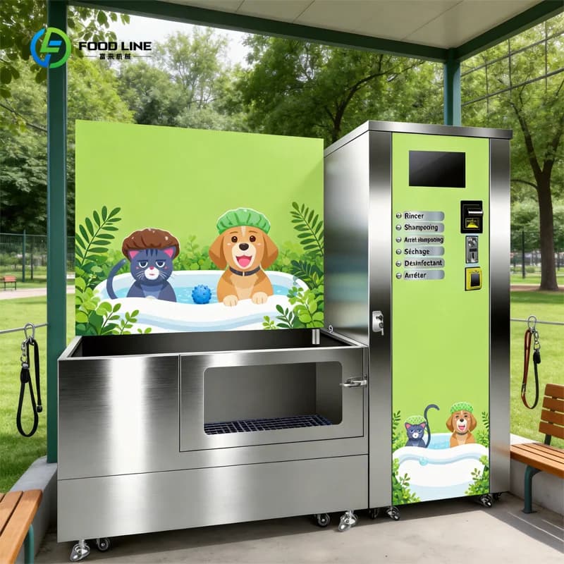 Station de toilettage pour animaux de compagnie en libre-service personnalisée, équipement de nettoy