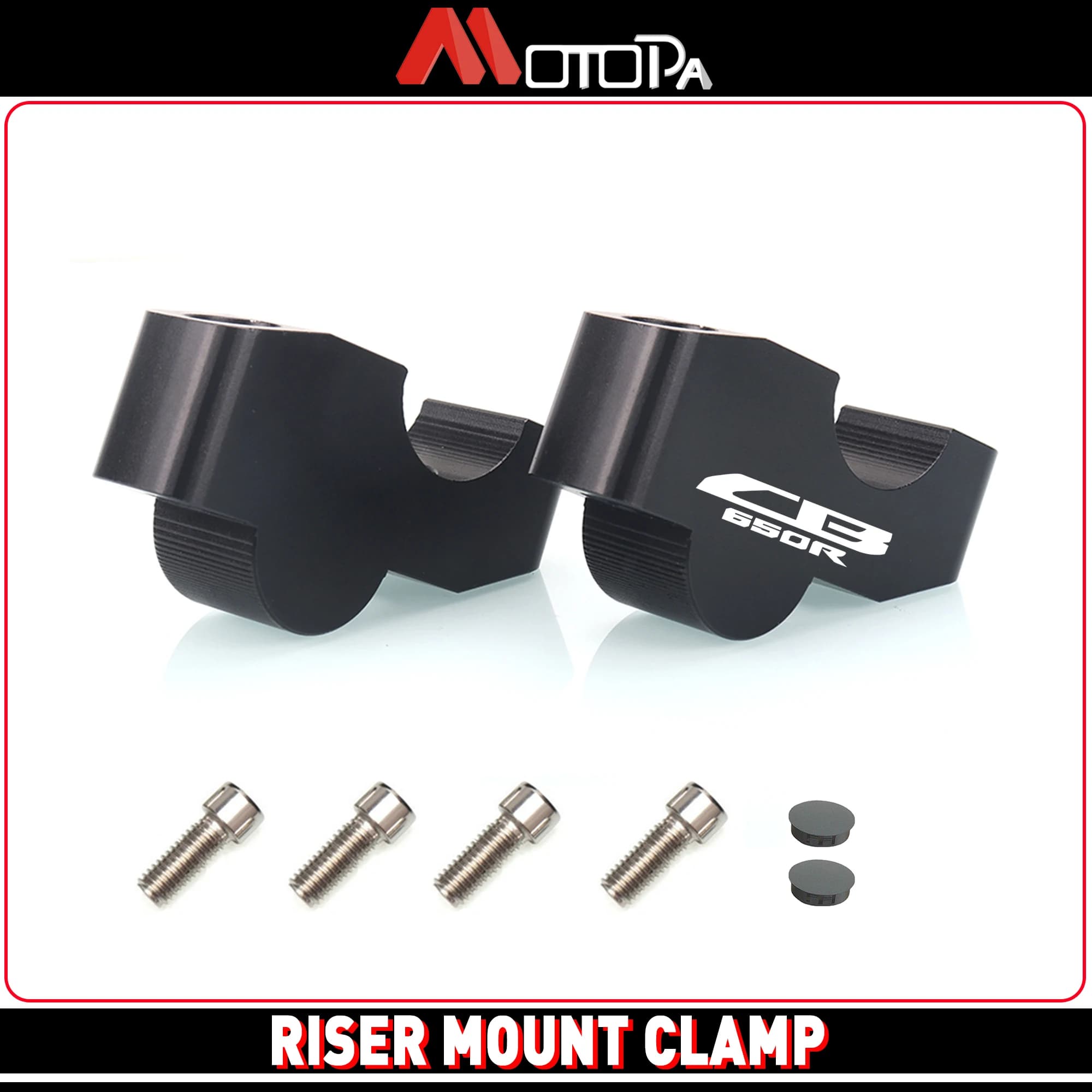 Adaptateur d'extension pour guidon de moto, Riser Bar, Mount Handle Clamp, Honda CB650R 2019-2023, C